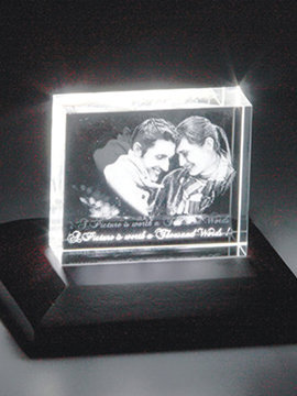 Personalise 3D Photo Crystal (1007)